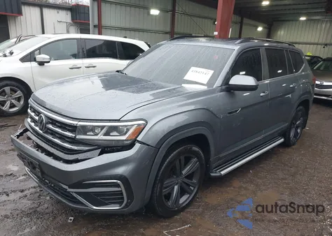 2021 Volkswagen Atlas 3.6L V6 Se W/Technology R-Line from USA, damaged, VIN 1V2RR2CA8MC506269